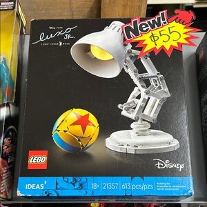 Lego Ideas Pixar Lamp Set - Gray and Yellow - NIB